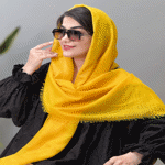 تصویر  شال لینن دور ریش