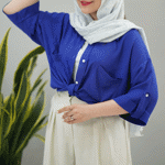 تصویر  شومیز نخ کجرا دوجیب