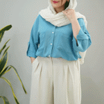تصویر  شومیز نخ کجرا دوجیب