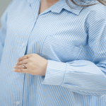 تصویر  شومیز راه راه تک جیب