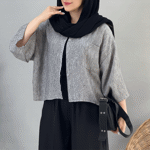 تصویر  شومیز شانتون آستین رگلان