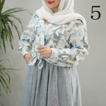 تصویر  شومیز تک جیب آبرنگی