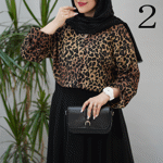 تصویر  شومیز پلنگی