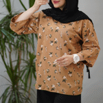 تصویر  شومیزجلو بسته گل گچی