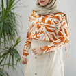 تصویر  شومیز حریر نخ وارداتی طرحدار