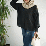تصویر  شومیز شانتون تک جیب
