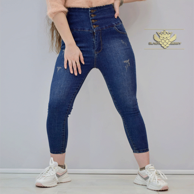 تصویر  شلوار اسکینی گن دار