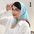 تصویر  مینی اسکارف حریر