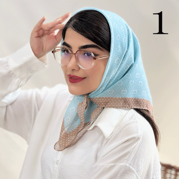 تصویر  مینی اسکارف حریر