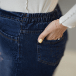 تصویر  شلوار واید جین