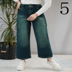 تصویر  شلوار واید جین