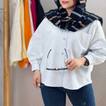 تصویر  شومیز لینن تک جیب