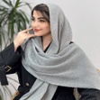 تصویر  شال پلیسه پاییزه دور ریش