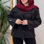 تصویر  بارونی یقه 3دکمه