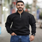تصویر  دورس نیم زیپ بیسیک مردانه
