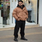 تصویر  کاپشن دو یقه مردانه