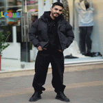 تصویر  کاپشن دو یقه مردانه