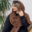 تصویر  شال کوک دوزی دور ریش