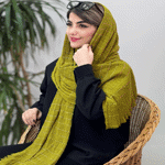 تصویر  شال کوک دوزی دور ریش