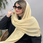 تصویر  شال کوک دوزی دور ریش