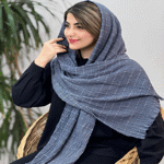 تصویر  شال کوک دوزی دور ریش