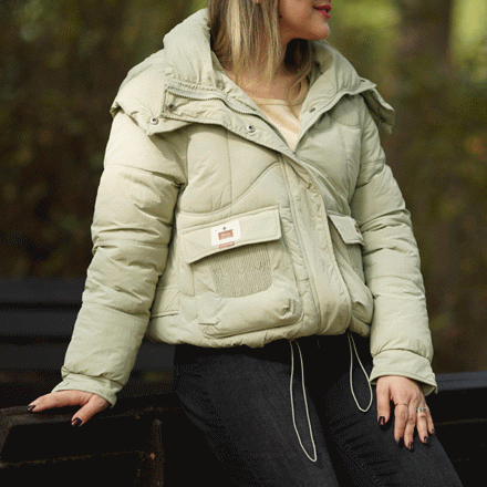 تصویر  کاپشن دو جیب Give