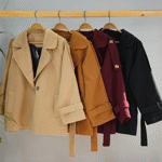 تصویر  پالتو فوتر کمردار