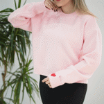 تصویر  کراپ بافت پولکی آستین قلب