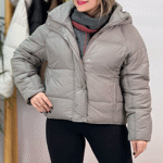 تصویر  کاپشن کلاه دار پایین گتر