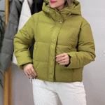 تصویر  کاپشن کلاه دار پایین گتر