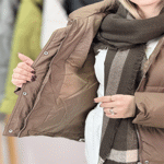 تصویر  کاپشن کلاه دار پایین گتر