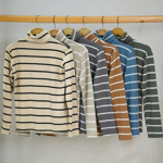 تصویر  یقه اسکی راه راه