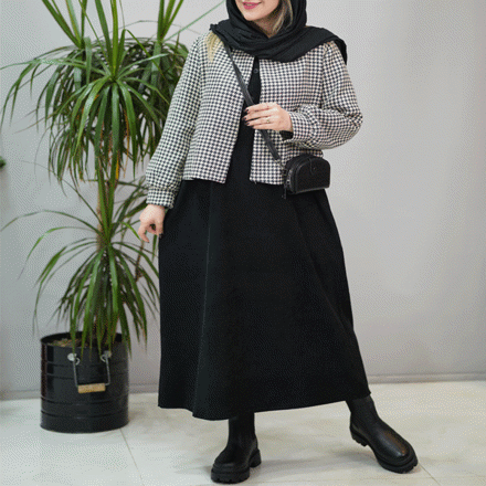 تصویر  دو تیکه کت پیچازی و سرافون