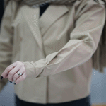 تصویر  کت کوتاه کتان 4دکمه