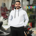 تصویر  هودی یقه کش اسپرت