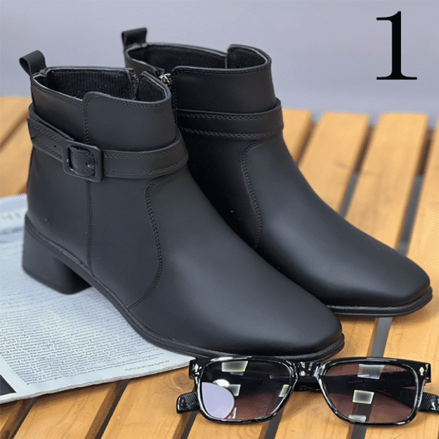 تصویر  نیم بوت پاشنه دار