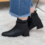 تصویر  نیم بوت پاشنه دار