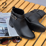 تصویر  نیم بوت پاشنه دار