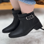 تصویر  نیم بوت پاشنه دار