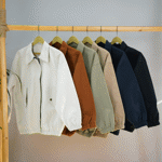 تصویر  بامبر کتان جلو زیپ