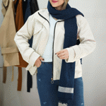 تصویر  بارونی کمردار جیب نما