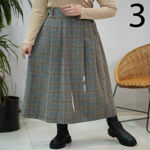 تصویر  دامن کشمیر چهارخونه