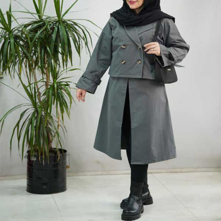 تصویر  بارونی طوسی 2تیکه