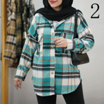 تصویر  شکت چهارخونه 2جیب