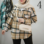 تصویر  شکت چهارخونه 2جیب