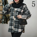 تصویر  شکت چهارخونه 2جیب