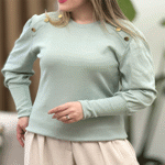 تصویر  بلوز فانریپ یقه 6دکمه