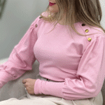 تصویر  بلوز فانریپ یقه 6دکمه