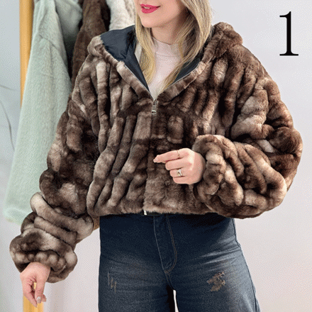 تصویر  سویشرت پوست