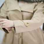 تصویر  بارونی دو جیب کمردار